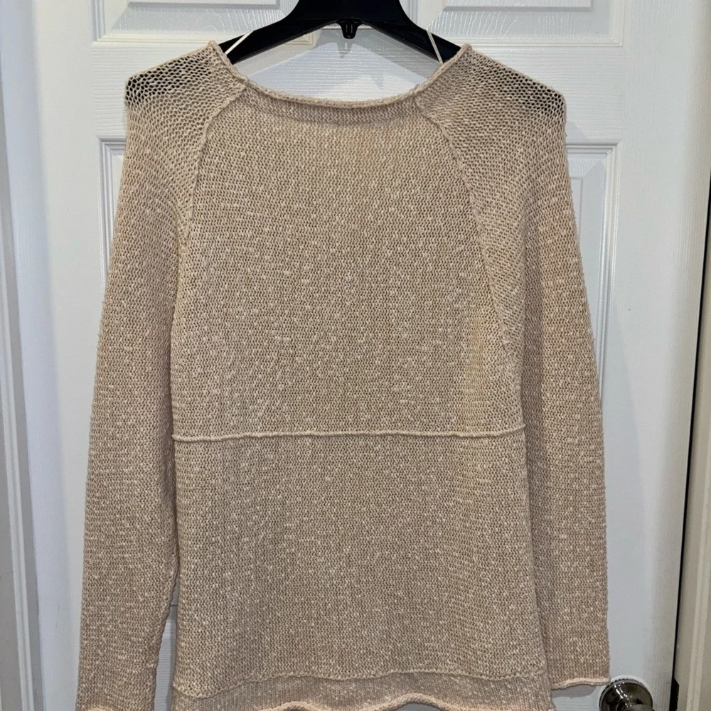Free People Bright Lights V-Neck Sweater SZ M - Picture 5 of 12